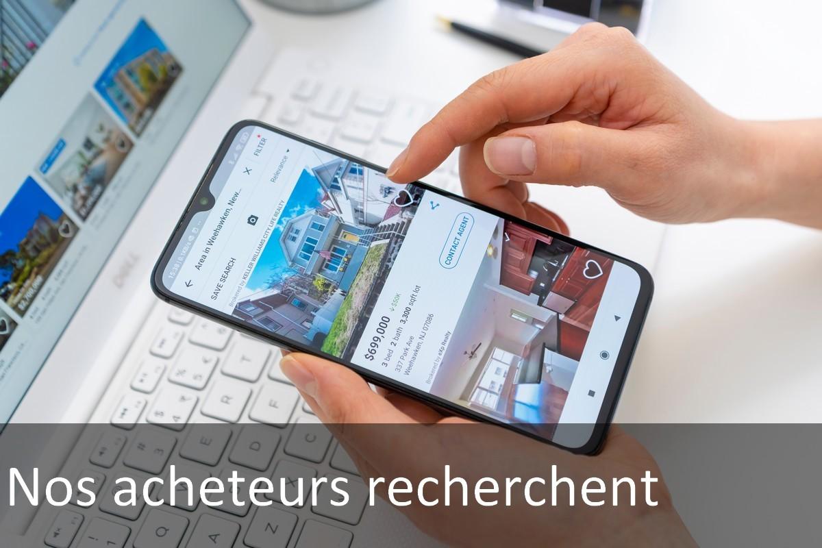 Nos aheteurs rescherchent 1